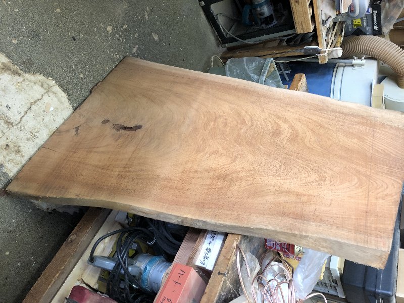 欅1枚板のテーブル材